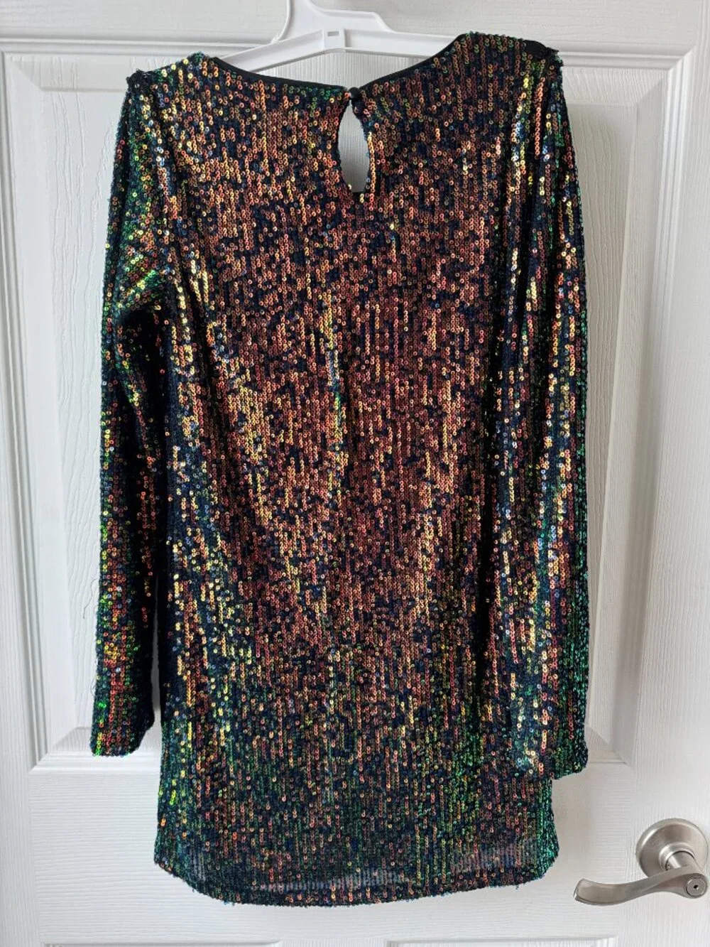 Girl’s Sequin Shift Dress in (M) 8